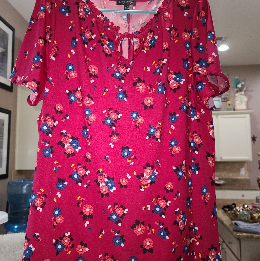 Lane Bryant floral blouse
